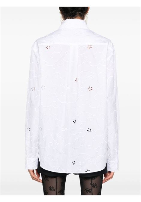 Camicia con dettaglio cut-out in bianco Simone Rocha - donna SIMONE ROCHA | 52811023WHT